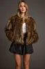 Misty Brown Faux Fur Coat sold by 12th Tribe