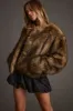 Misty Brown Faux Fur Coat sold by 12th Tribe