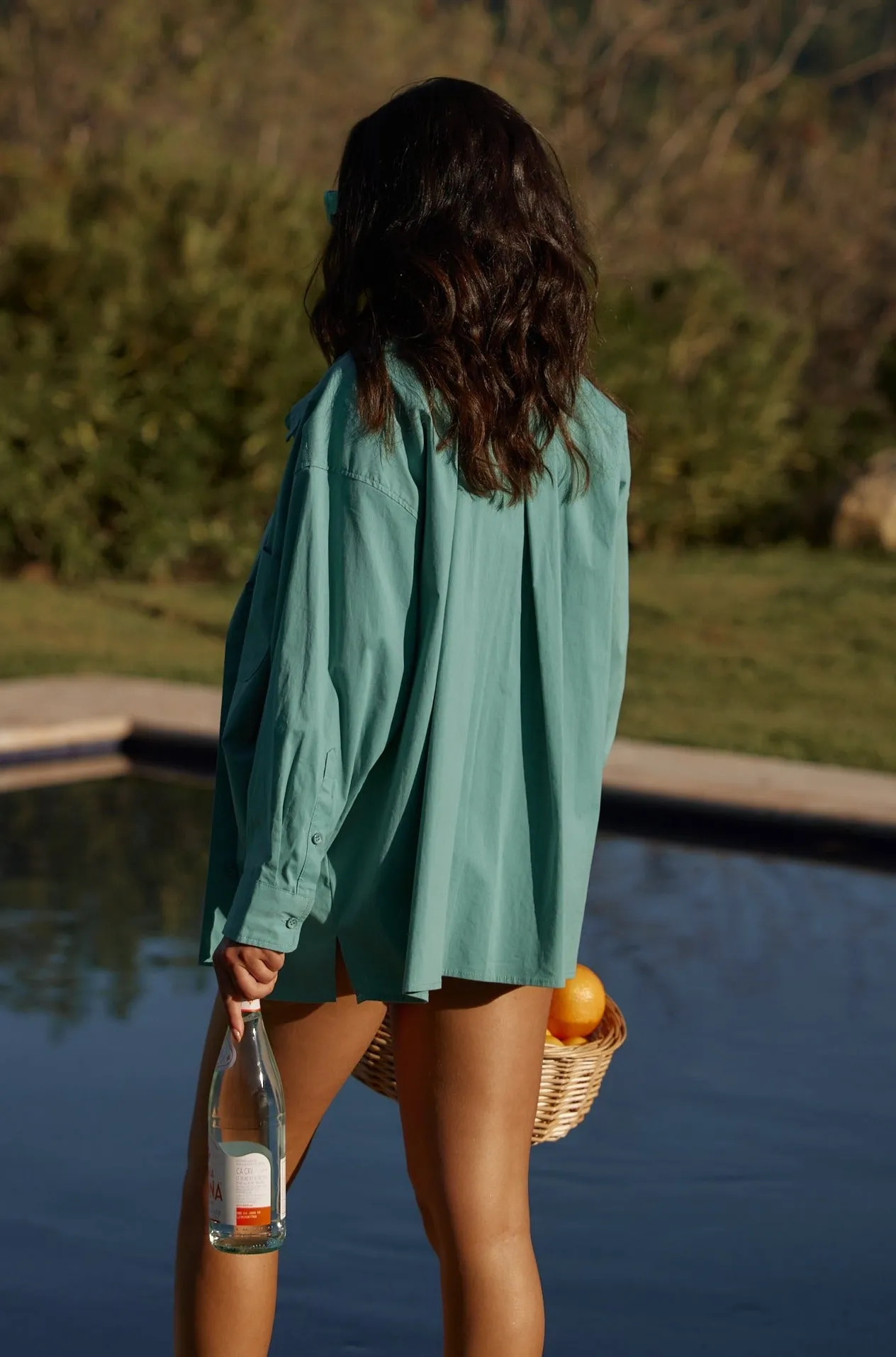 Vacanza Mint Button Up Top sold by 12th Tribe product image thumbnail 2
