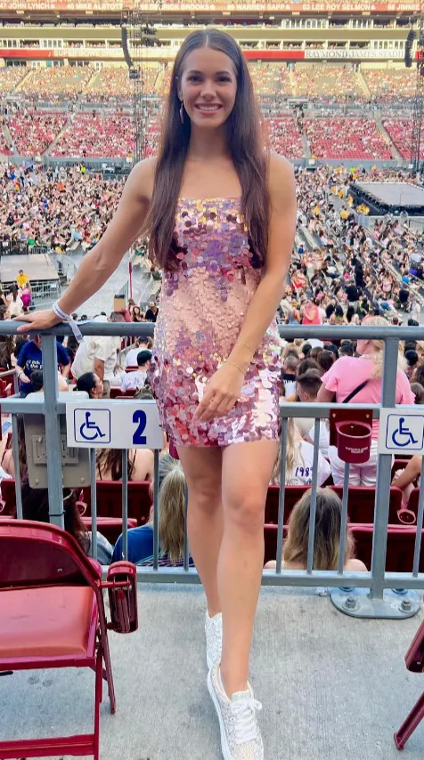 Emmy Pink Disco Sequin Mini Dress sold by 12th Tribe