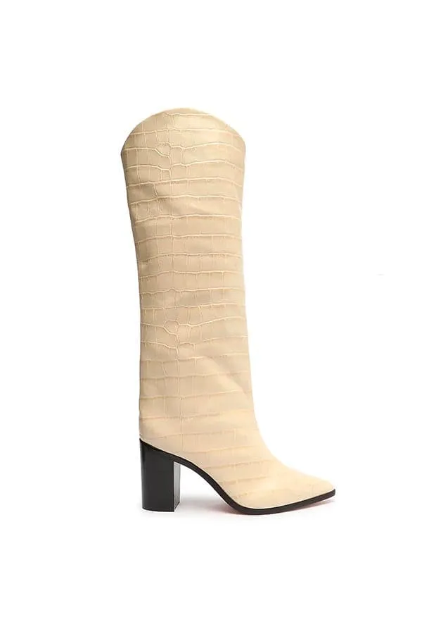 SCHUTZ Analeah Egg Shell Croc Boot sold by 12th Tribe product image thumbnail 5