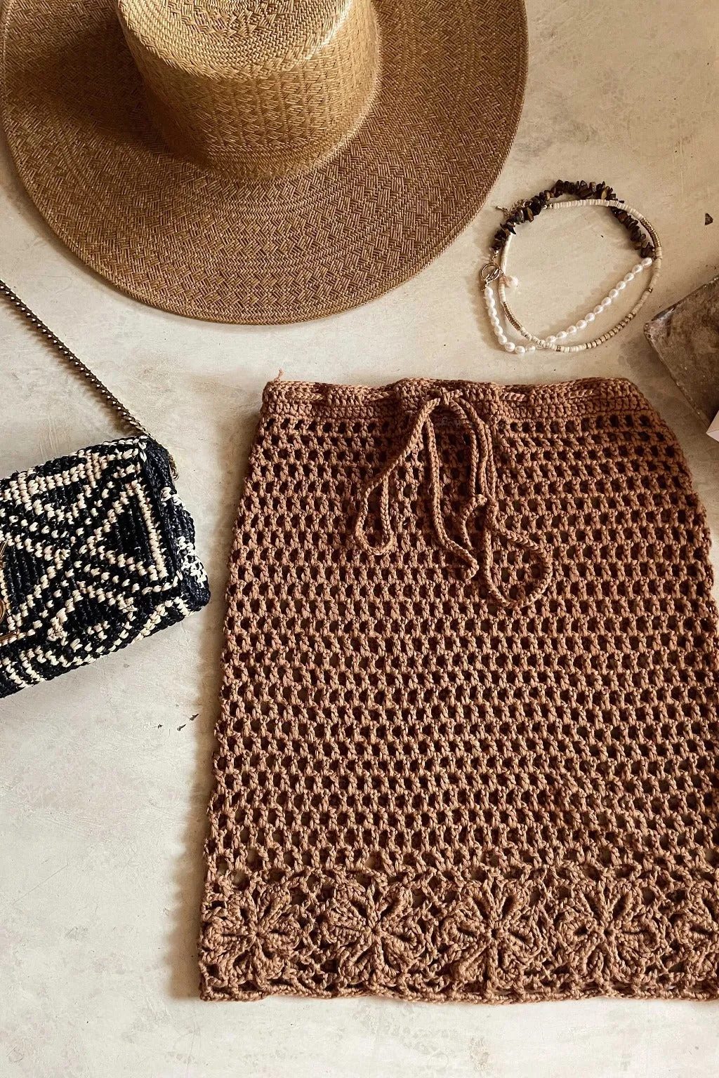 Carried Away Cafe Crochet Skirt sold by 12th Tribe product image thumbnail 2