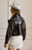 'Til Death Black Vegan Leather Jacket sold by 12th Tribe