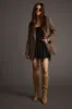 Bexley Black Lace Trim Mini Skirt sold by 12th Tribe