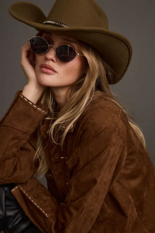 McGraw Olive Cowboy Hat made by 12th Tribe