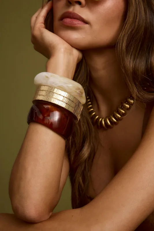 Tabby Set of 2 Chunky Bangles sold by 12th Tribe