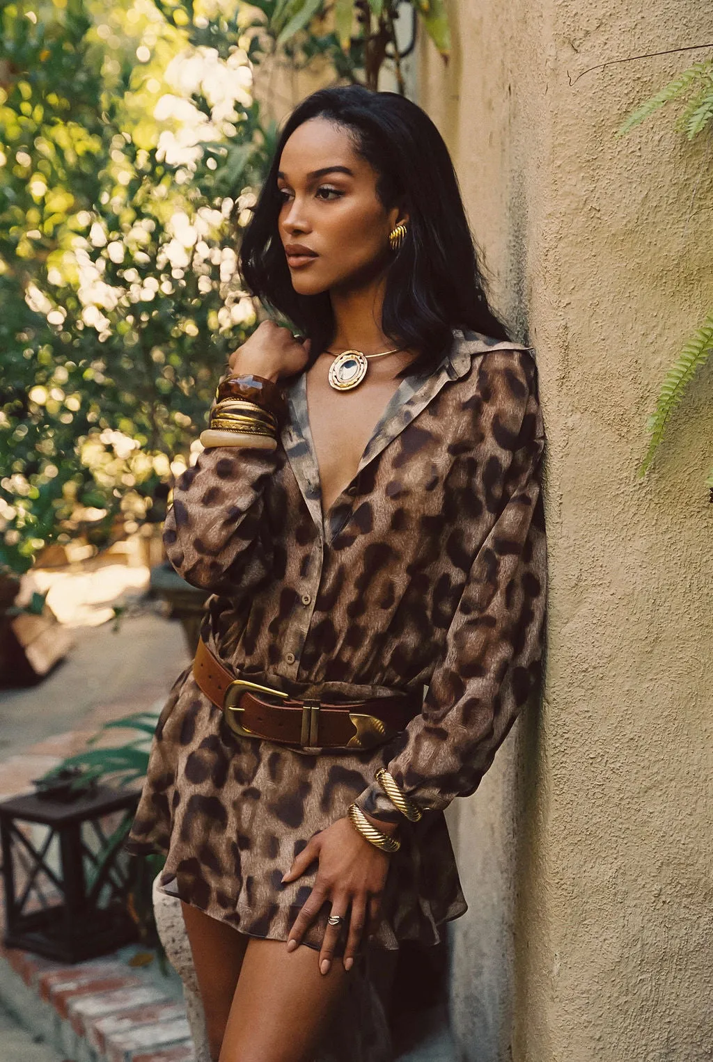 Jasper Brown and Gold Statement Belt sold by 12th Tribe product image thumbnail 2