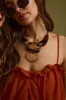 Tiger Eye Statement Necklace sold by 12th Tribe