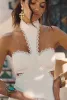 Princesa White Lace Drop Waist Maxi Dress sold by 12th Tribe