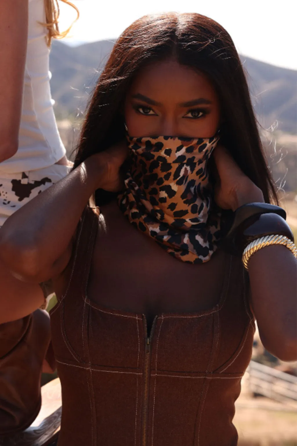 Trixie Leopard Scarf sold by 12th Tribe
