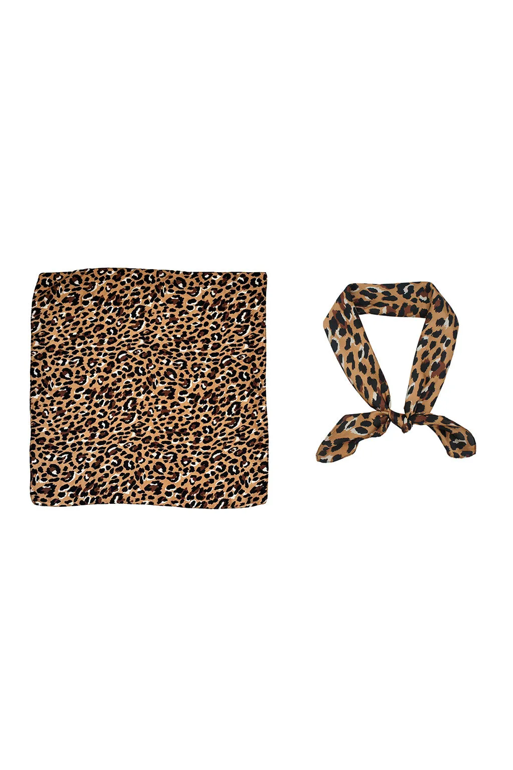 Trixie Leopard Scarf sold by 12th Tribe product image thumbnail 2