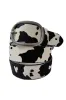 Saddle Black and White Cow Print Genuine Leather Belt sold by 12th Tribe