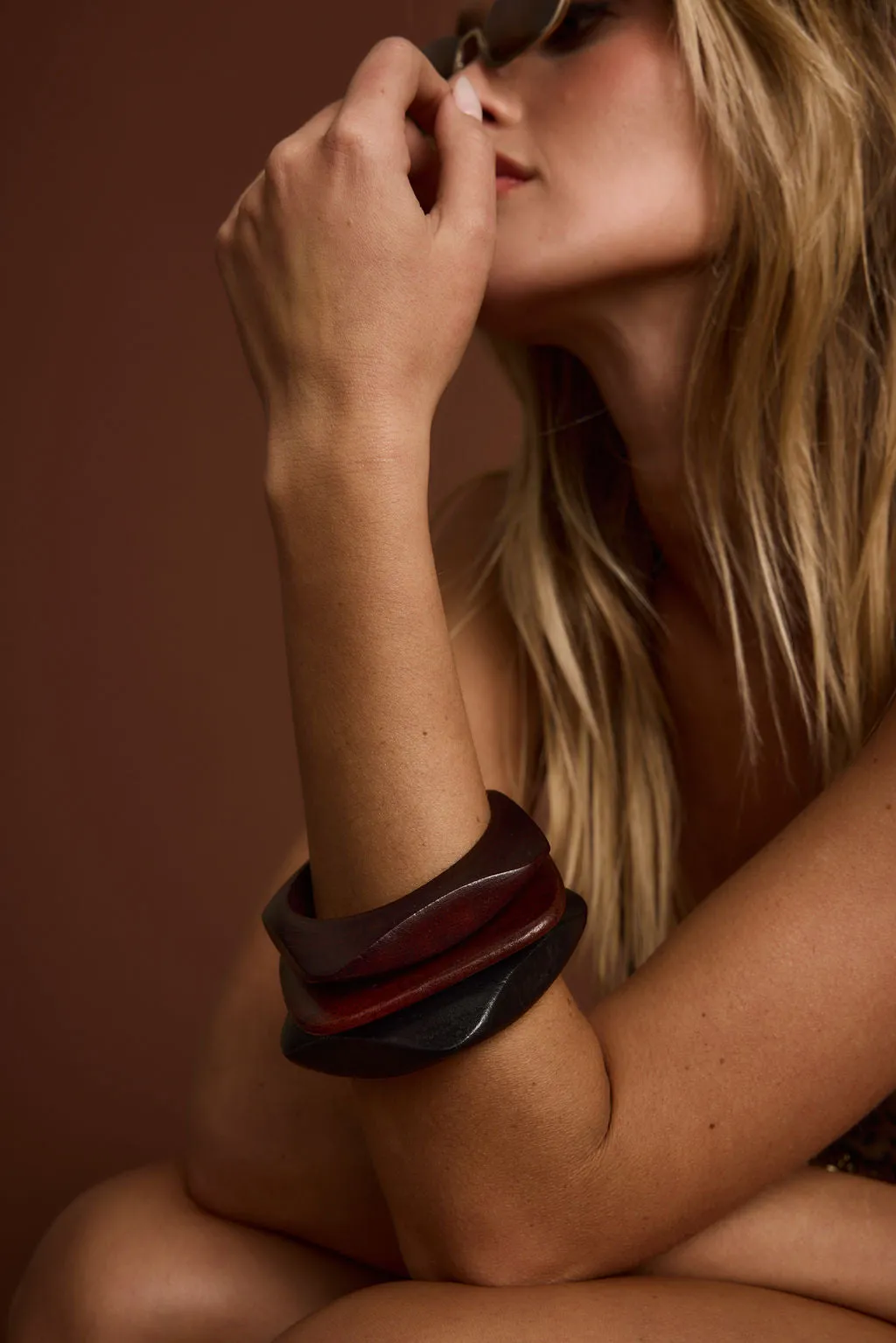 Canyon Artisan Chunky Bangle Stack sold by 12th Tribe product image thumbnail 2