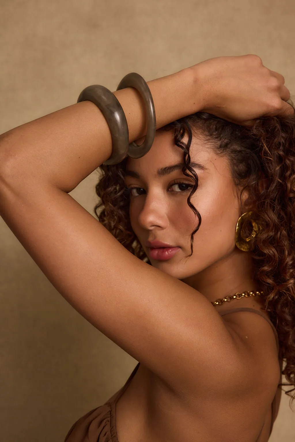 Calma Sage Bangle Set sold by 12th Tribe