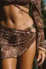 Hasey Mocha Snake Print Bikini Bottom sold by 12th Tribe