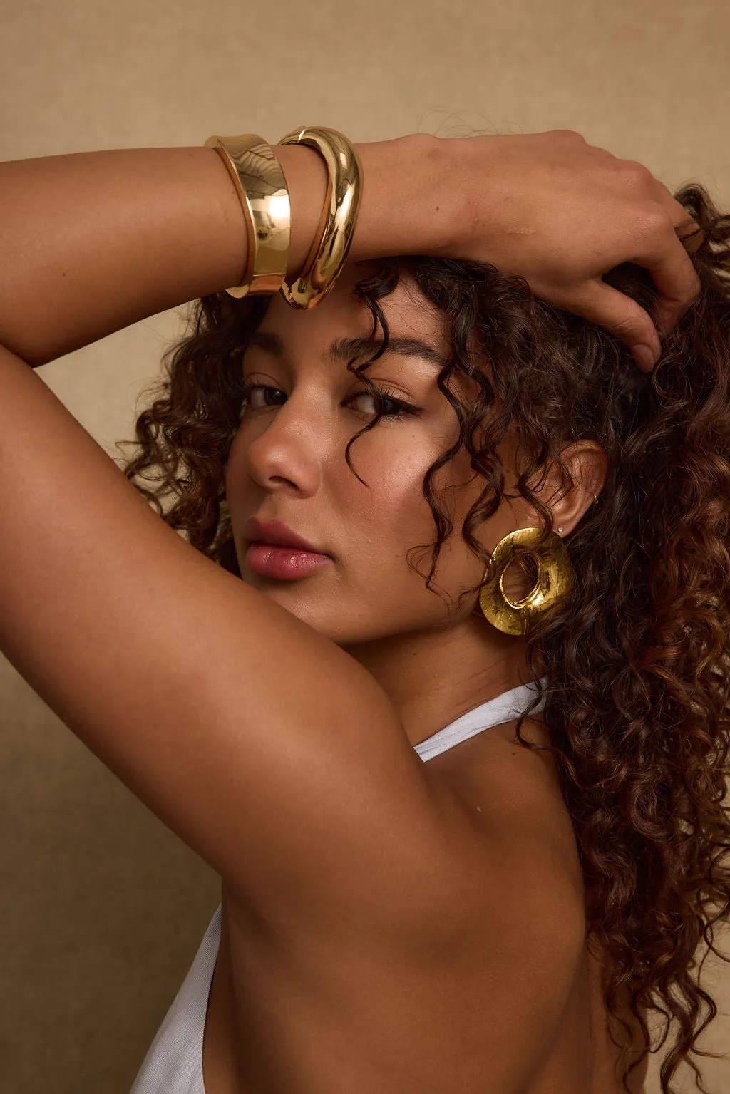 Elisa Gold Bangle Set sold by 12th Tribe