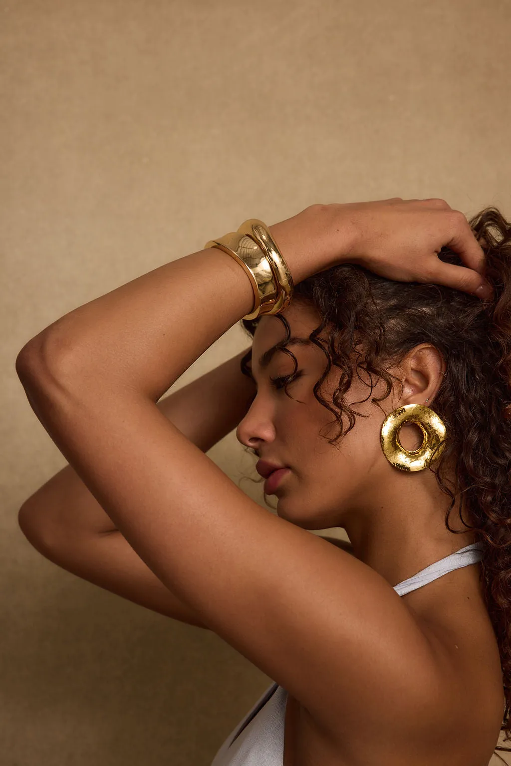 Elisa Gold Bangle Set sold by 12th Tribe product image thumbnail 5