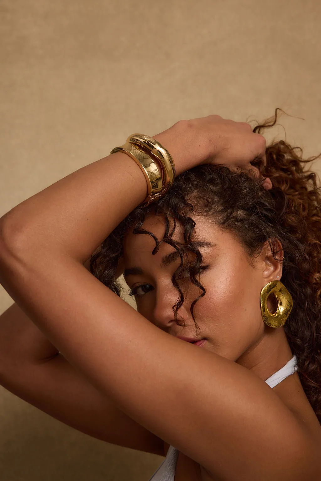 Elisa Gold Bangle Set sold by 12th Tribe product image thumbnail 4