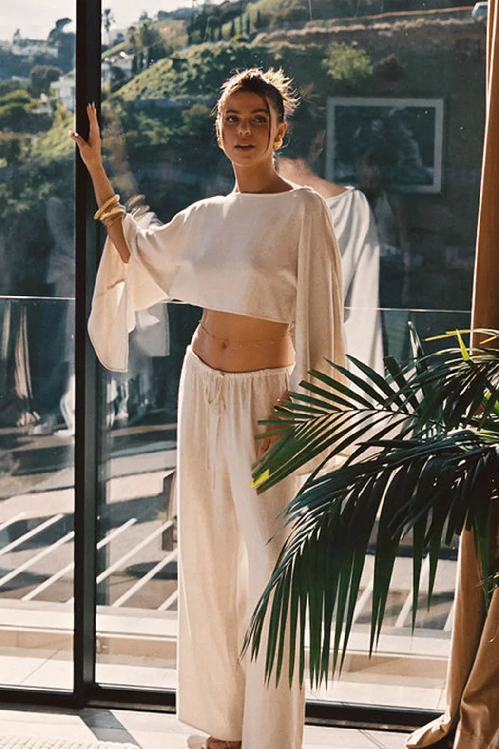 Clear Breeze Natural Linen Pants sold by 12th Tribe product image thumbnail 4