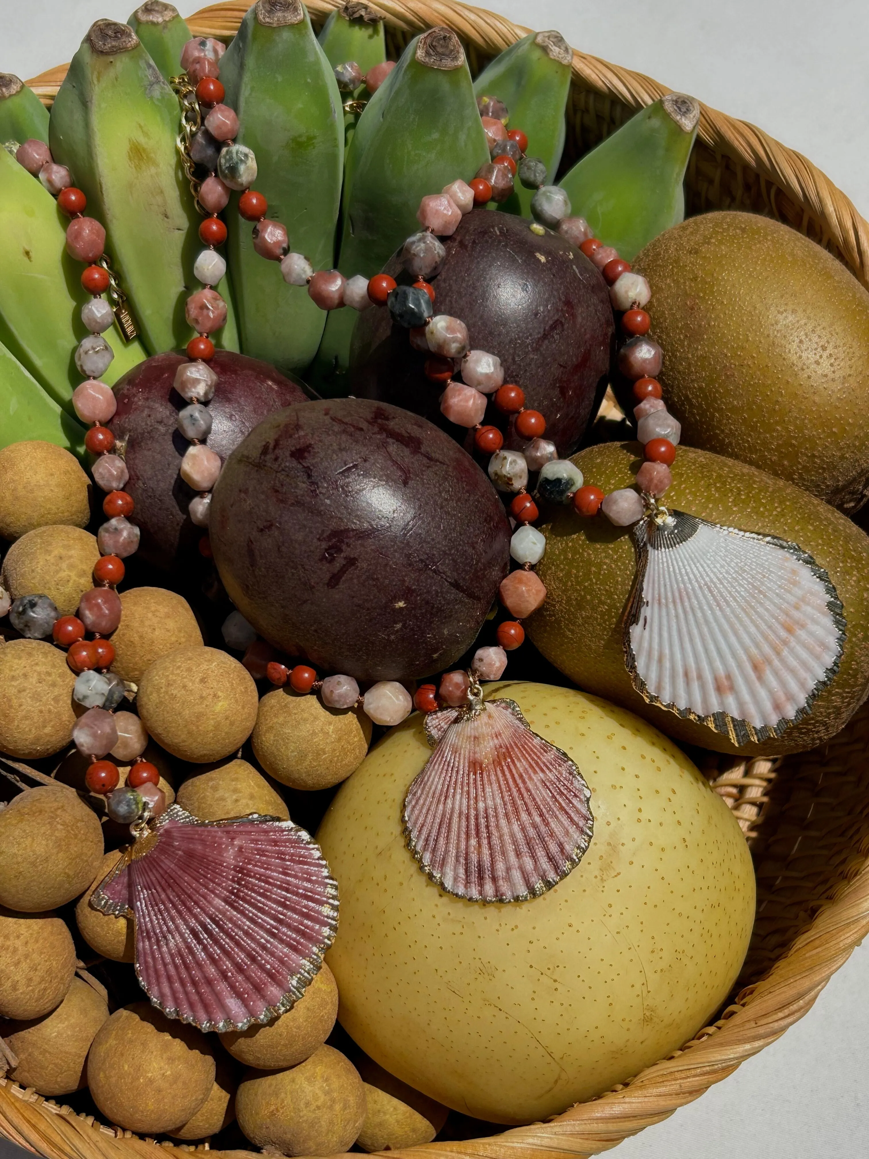 Rio Beaded Shell Necklace sold by 12th Tribe product image thumbnail 4