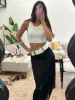 Jasper White And Gold Statement Belt sold by 12th Tribe