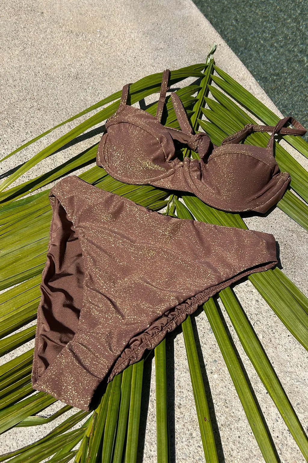 Playa Bronze Glitter Bikini Bottoms sold by 12th Tribe product image thumbnail 5