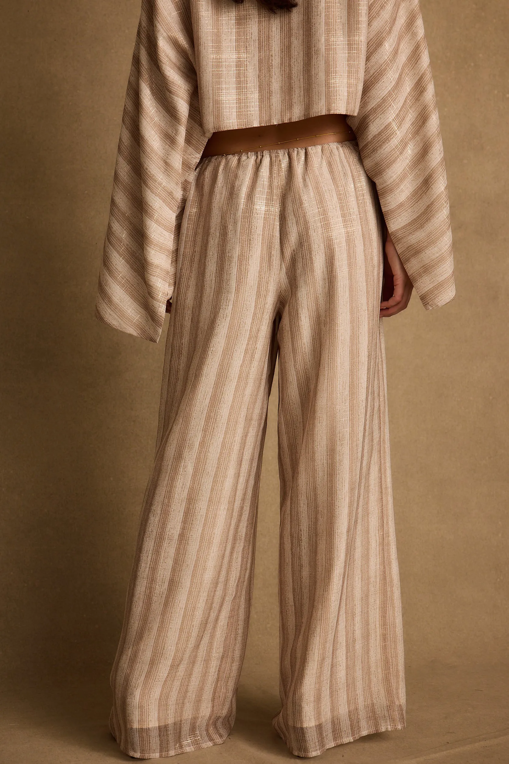 Clear Breeze Striped Chiffon Pants sold by 12th Tribe product image thumbnail 5
