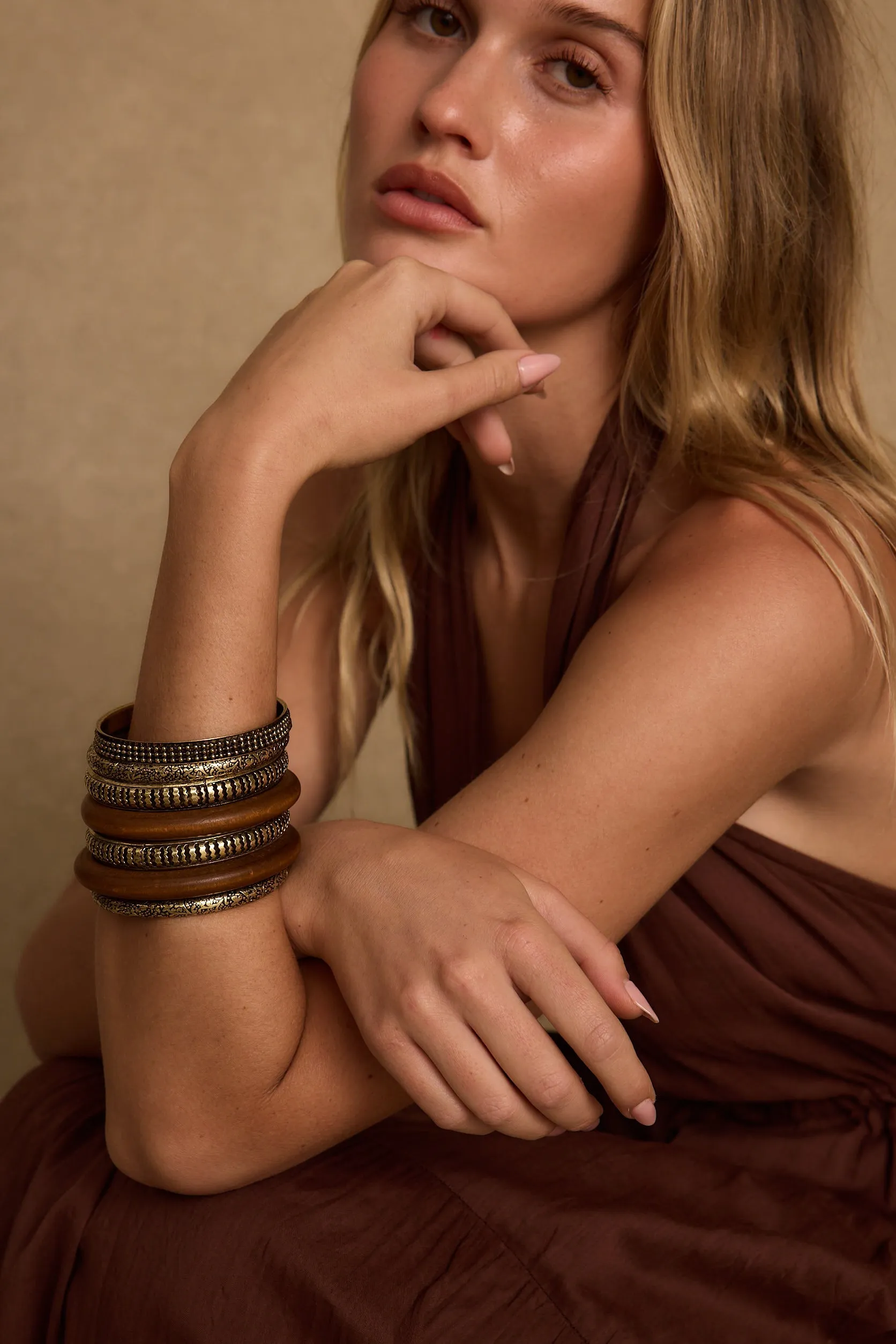 Cruz Artisan Bangle Set sold by 12th Tribe product image thumbnail 3