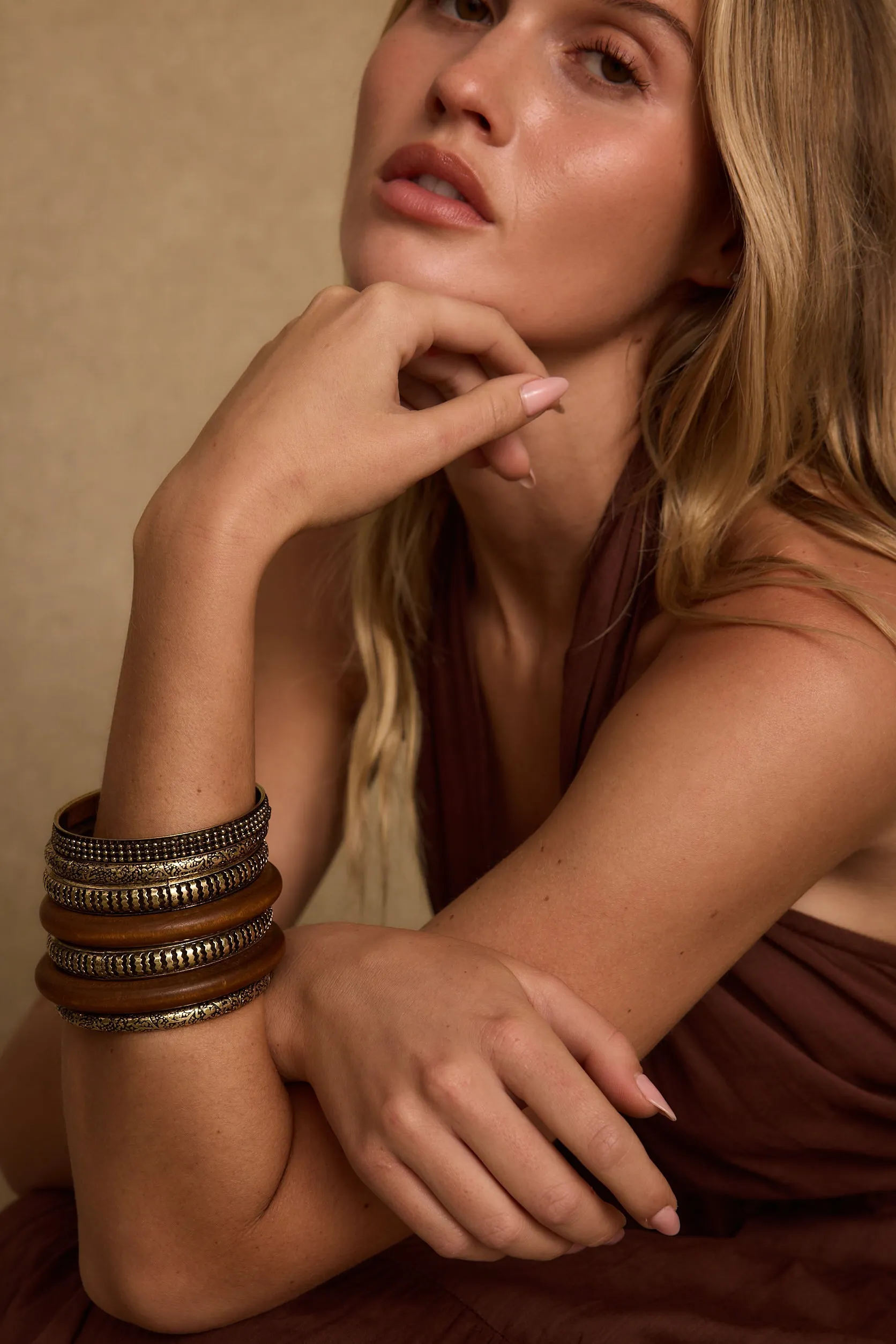 Cruz Artisan Bangle Set sold by 12th Tribe