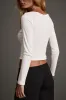 Matti White Boat Neck Top sold by 12th Tribe
