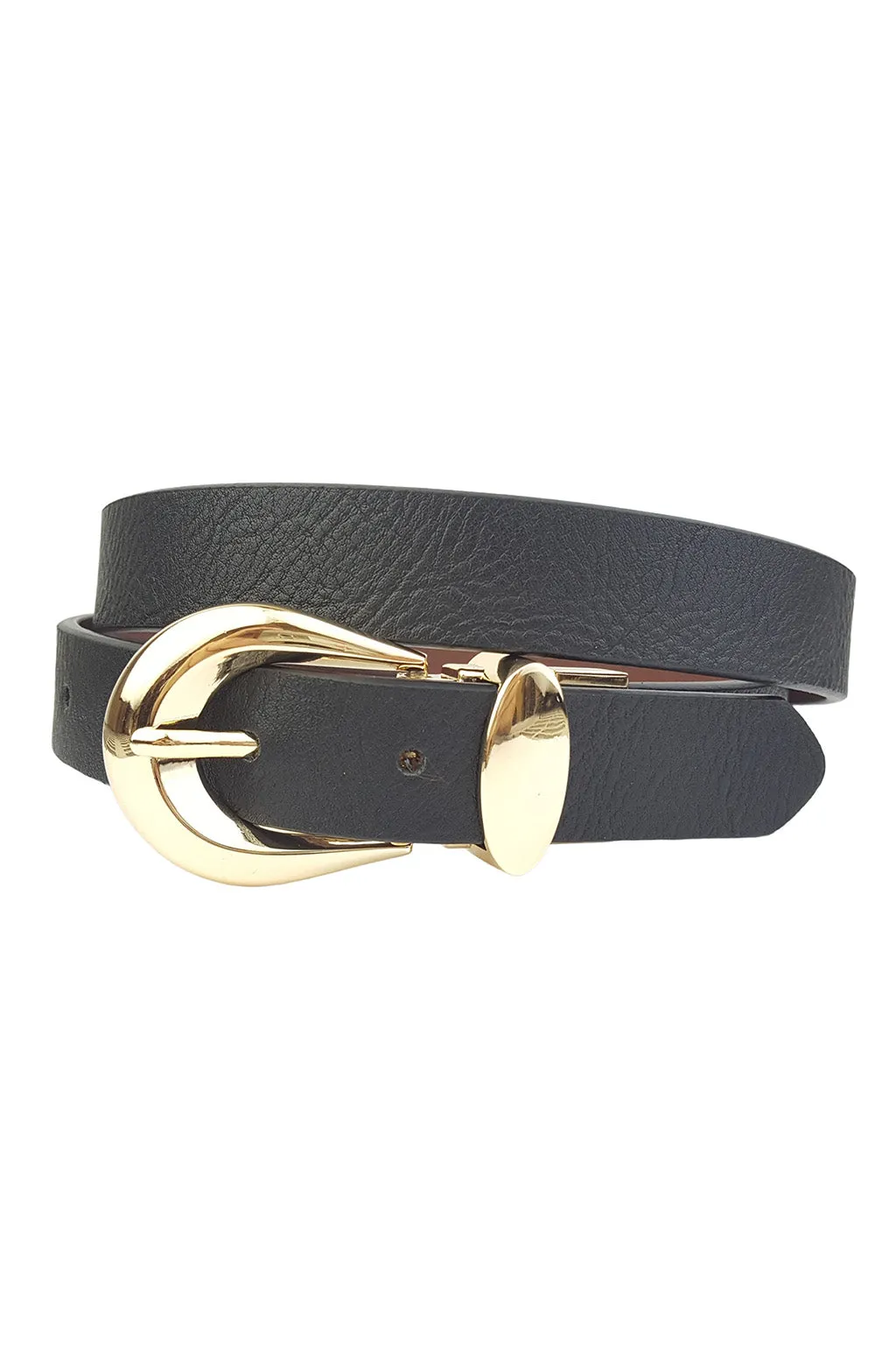 Knowles Gold Buckle Reversible Belt sold by 12th Tribe product image thumbnail 2