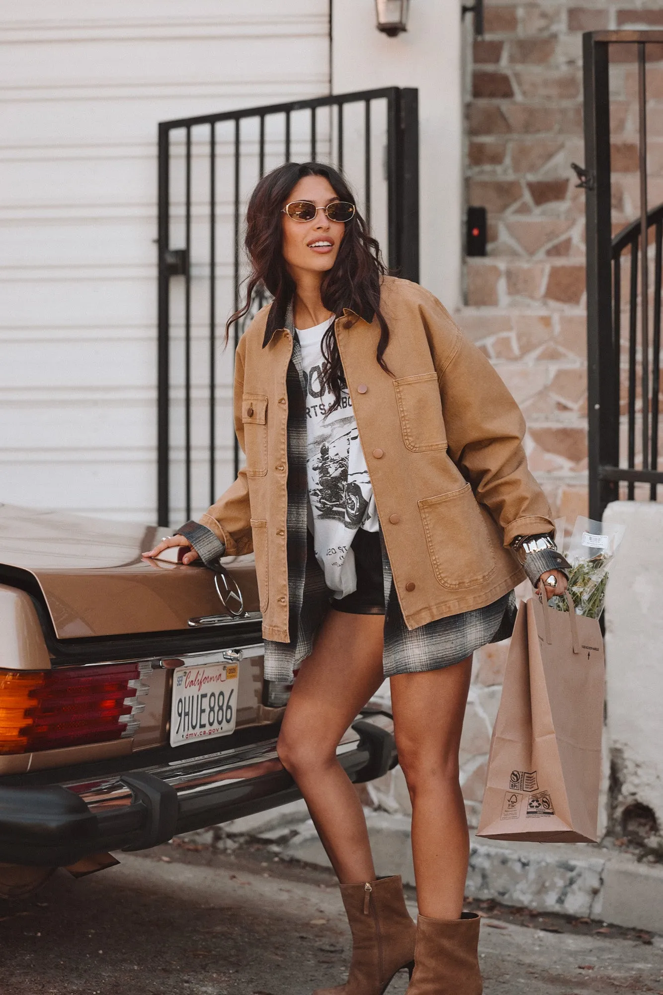 Harbor Khaki Barn Jacket sold by 12th Tribe product image thumbnail 3