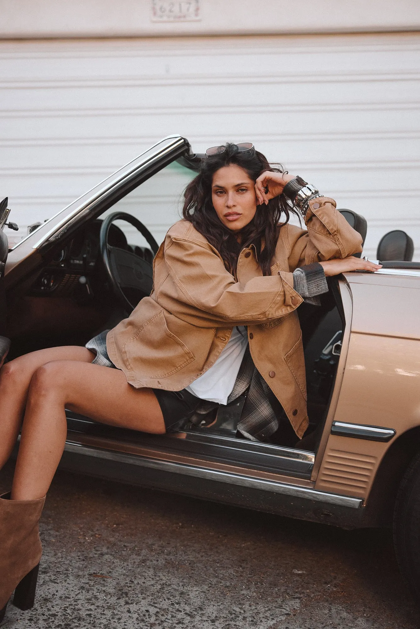 Harbor Khaki Barn Jacket sold by 12th Tribe product image thumbnail 4