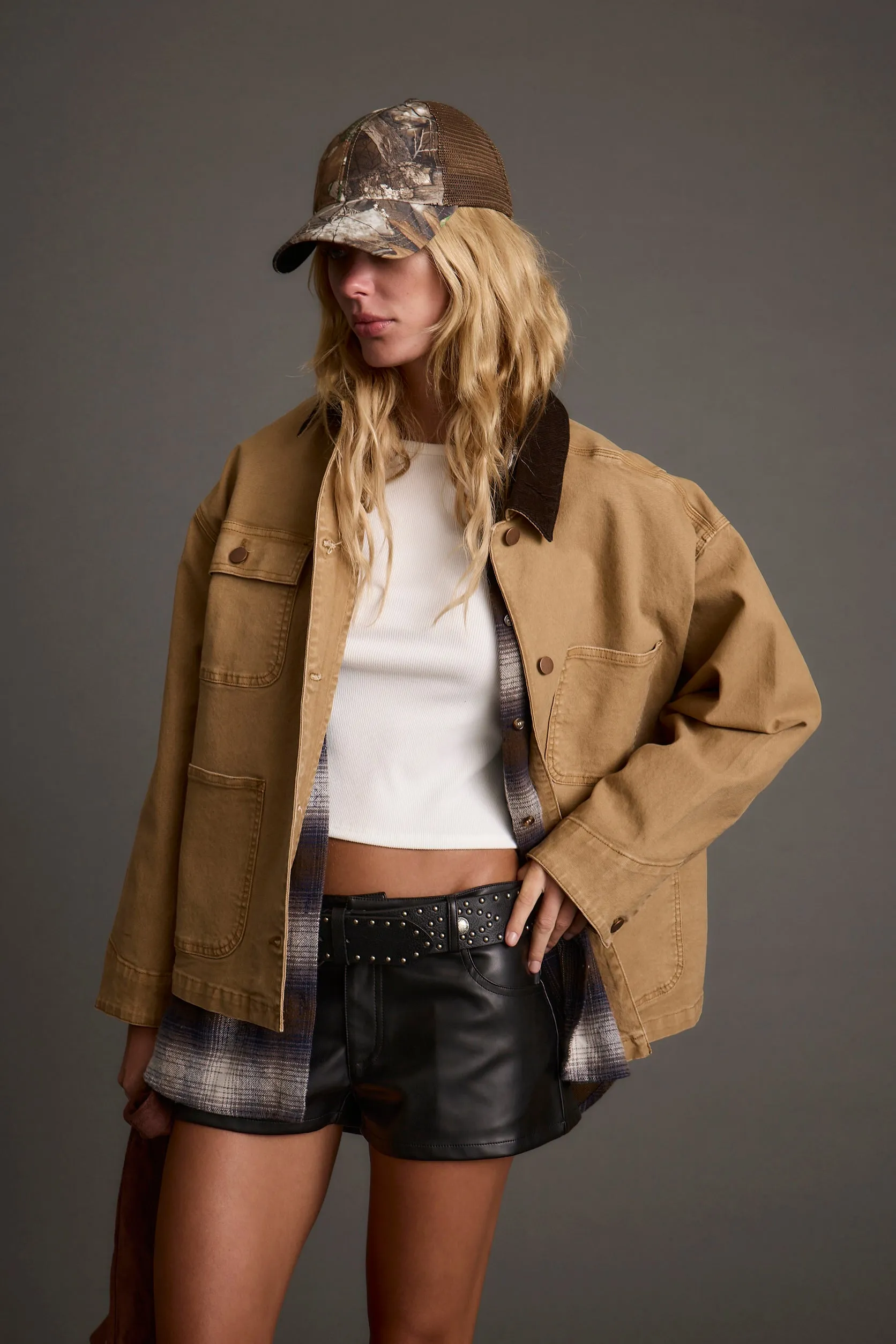 Harbor Khaki Barn Jacket sold by 12th Tribe