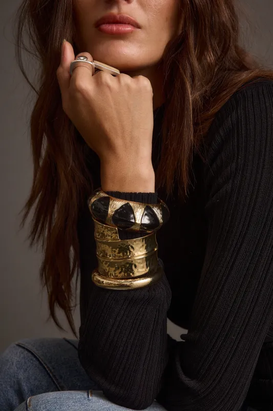 Yana Set of 3 Gold Bangles sold by 12th Tribe