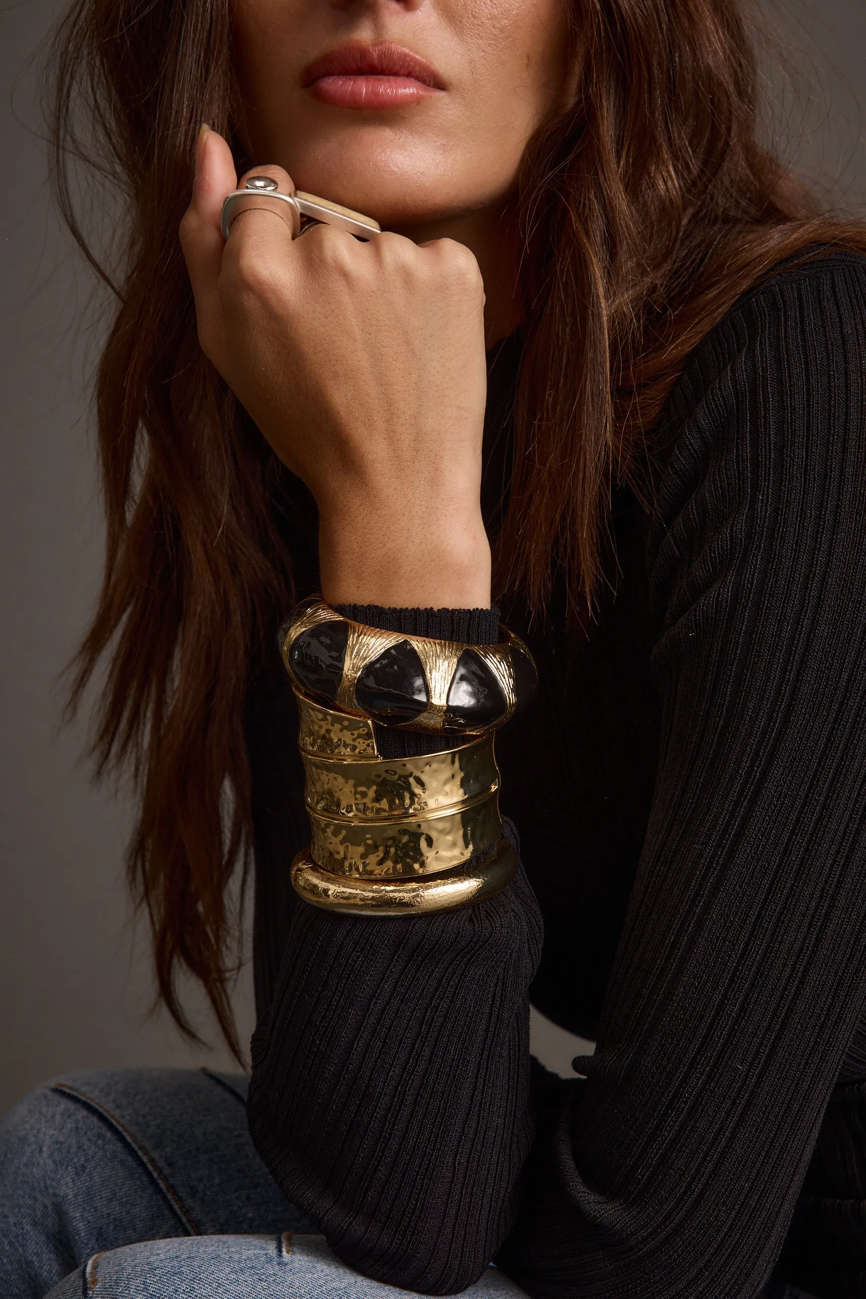 Yana Set of 3 Gold Bangles sold by 12th Tribe