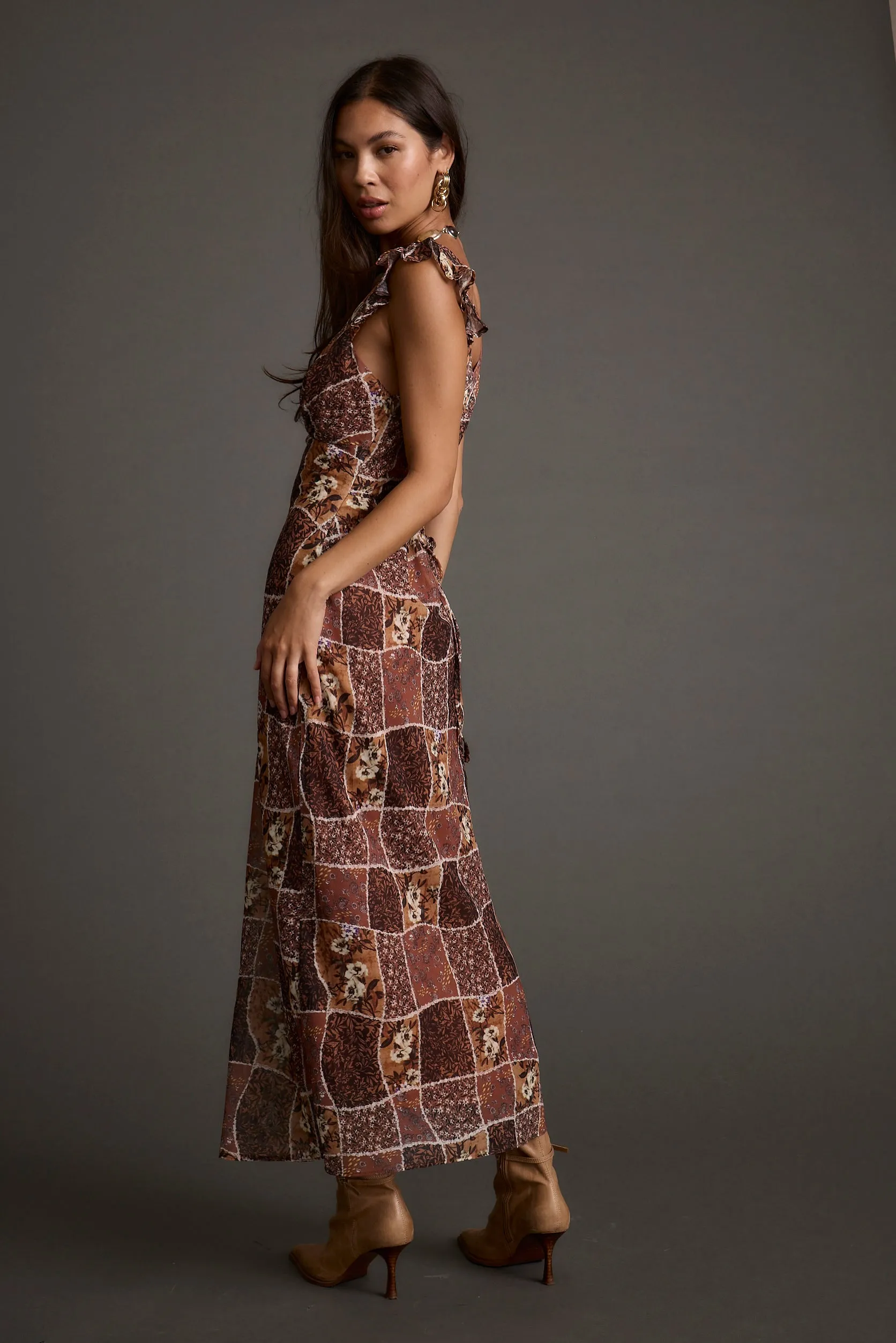 Bree Patchwork Midi Dress sold by 12th Tribe product image thumbnail 5