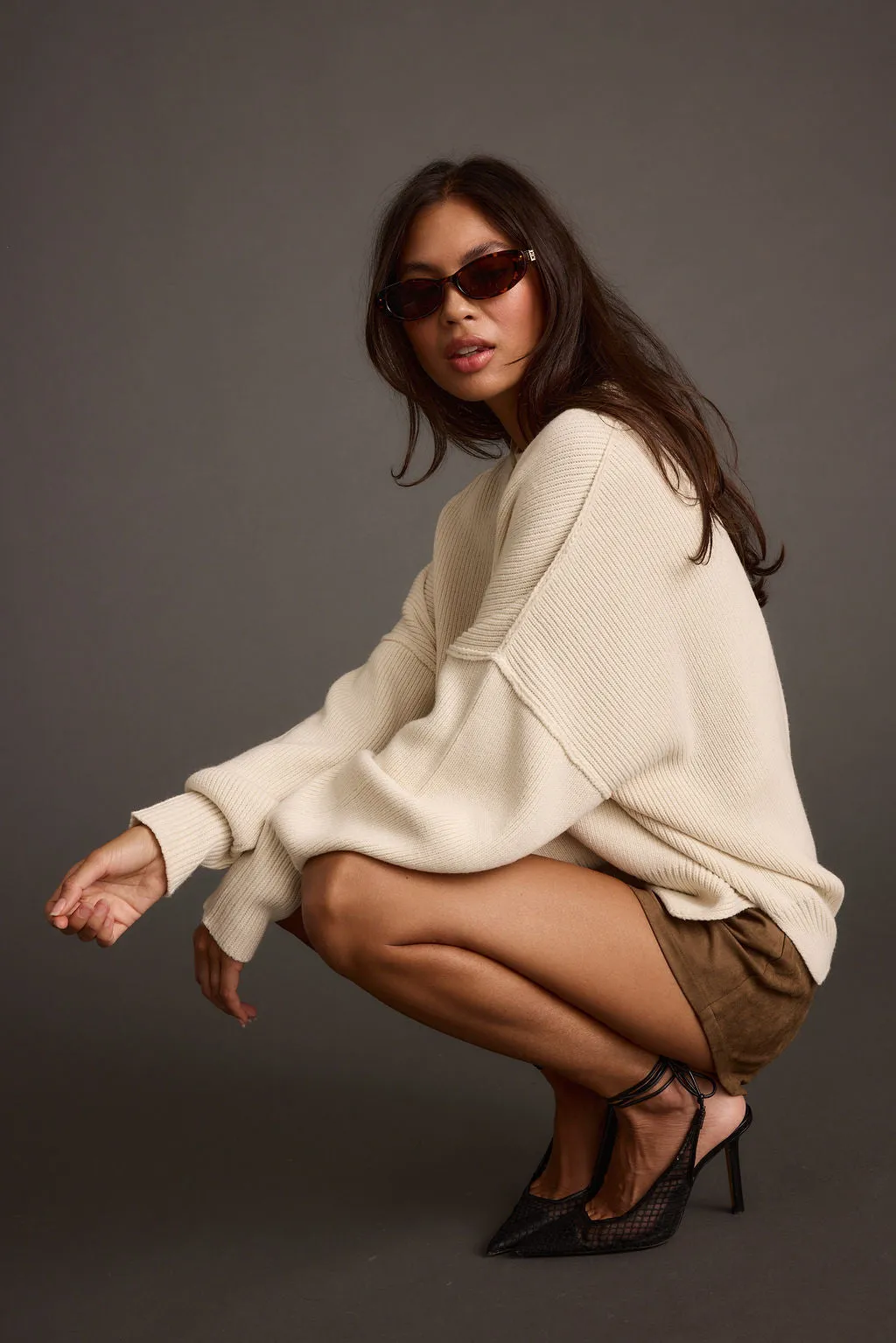 Chelsea Cream Sweater sold by 12th Tribe product image thumbnail 3