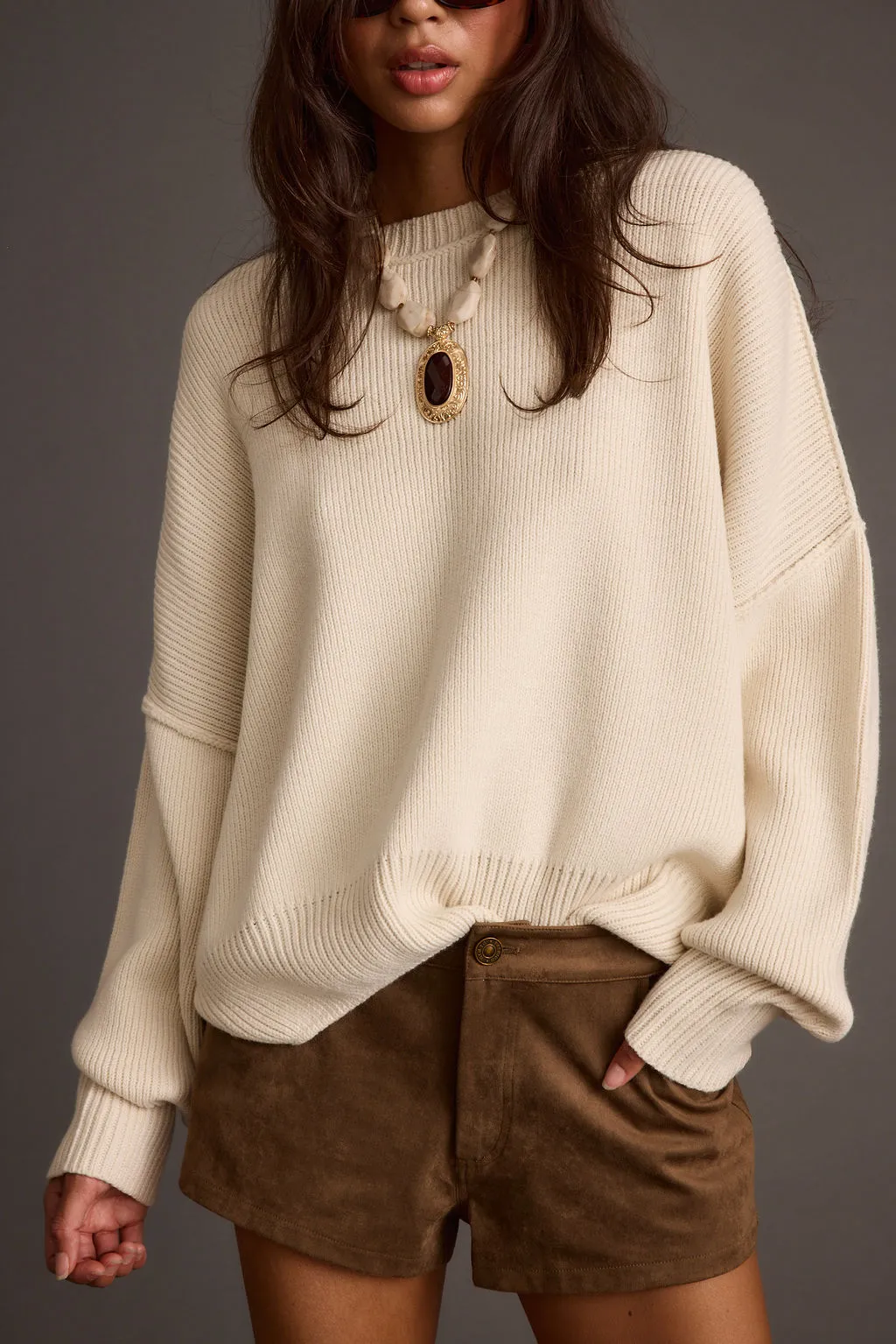 Chelsea Cream Sweater sold by 12th Tribe product image thumbnail 2
