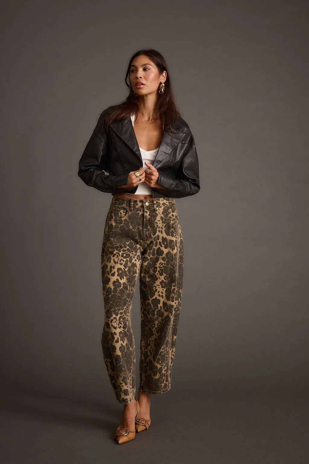 Wilde Black Vegan Leather Jacket sold by 12th Tribe product image thumbnail 2