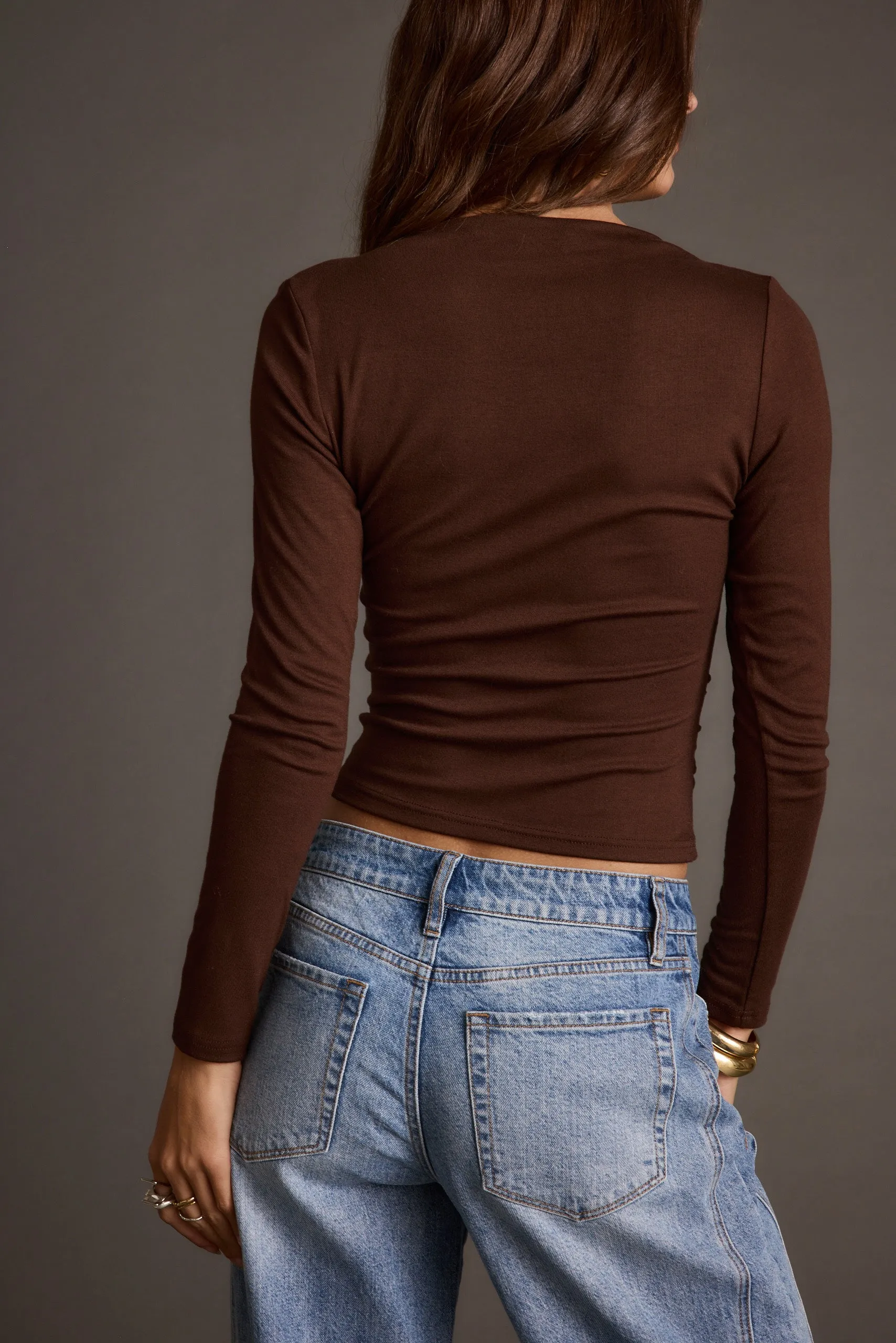 Romy Espresso Top sold by 12th Tribe product image thumbnail 3