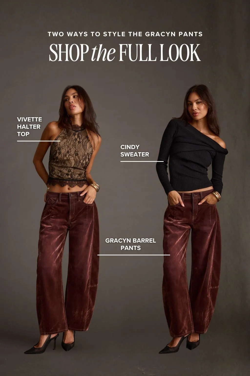 Where To Wear: The Gracyn Barrel Pants sold by 12th Tribe