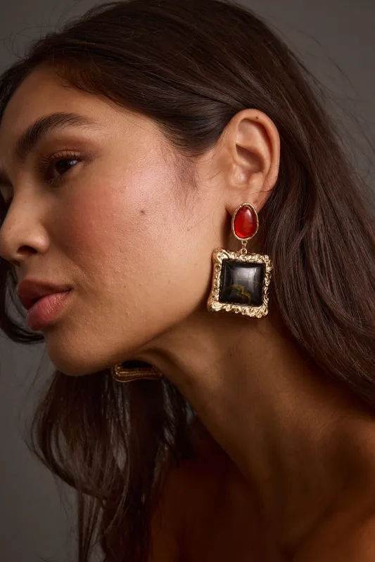 Soleil Statement Earrings sold by 12th Tribe