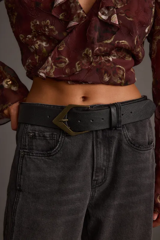 Calder Black Interchangeable Buckle Belt made by 12th Tribe