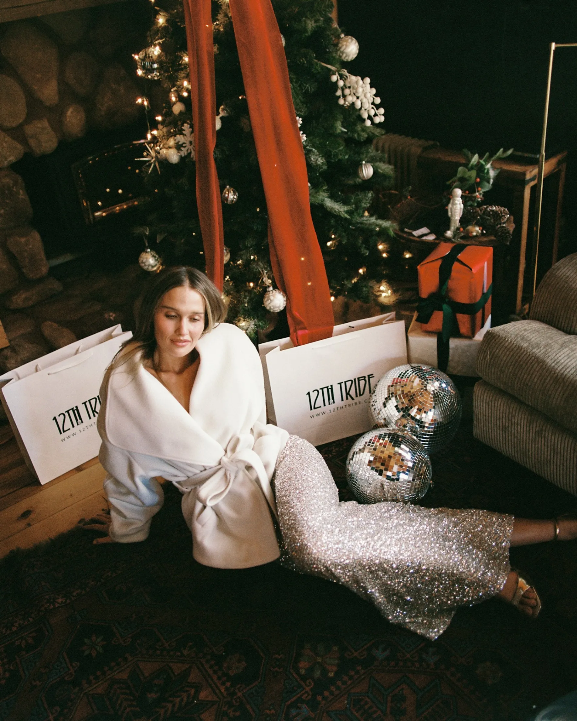 Champagne Nights Maxi Skirt sold by 12th Tribe product image thumbnail 4