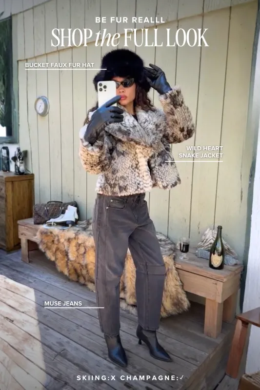 Shop The Look: Be Fur Real sold by 12th Tribe