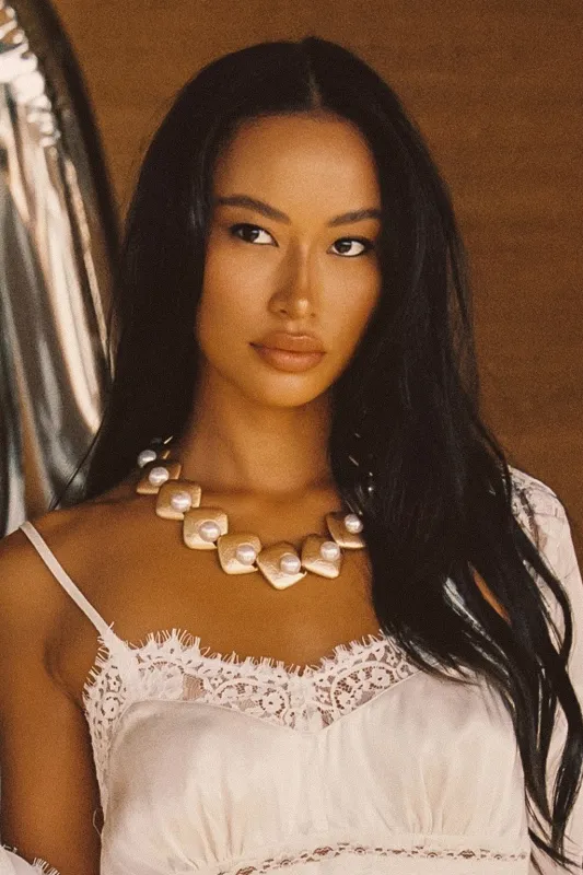 Bloom Pearl Choker made by 12th Tribe