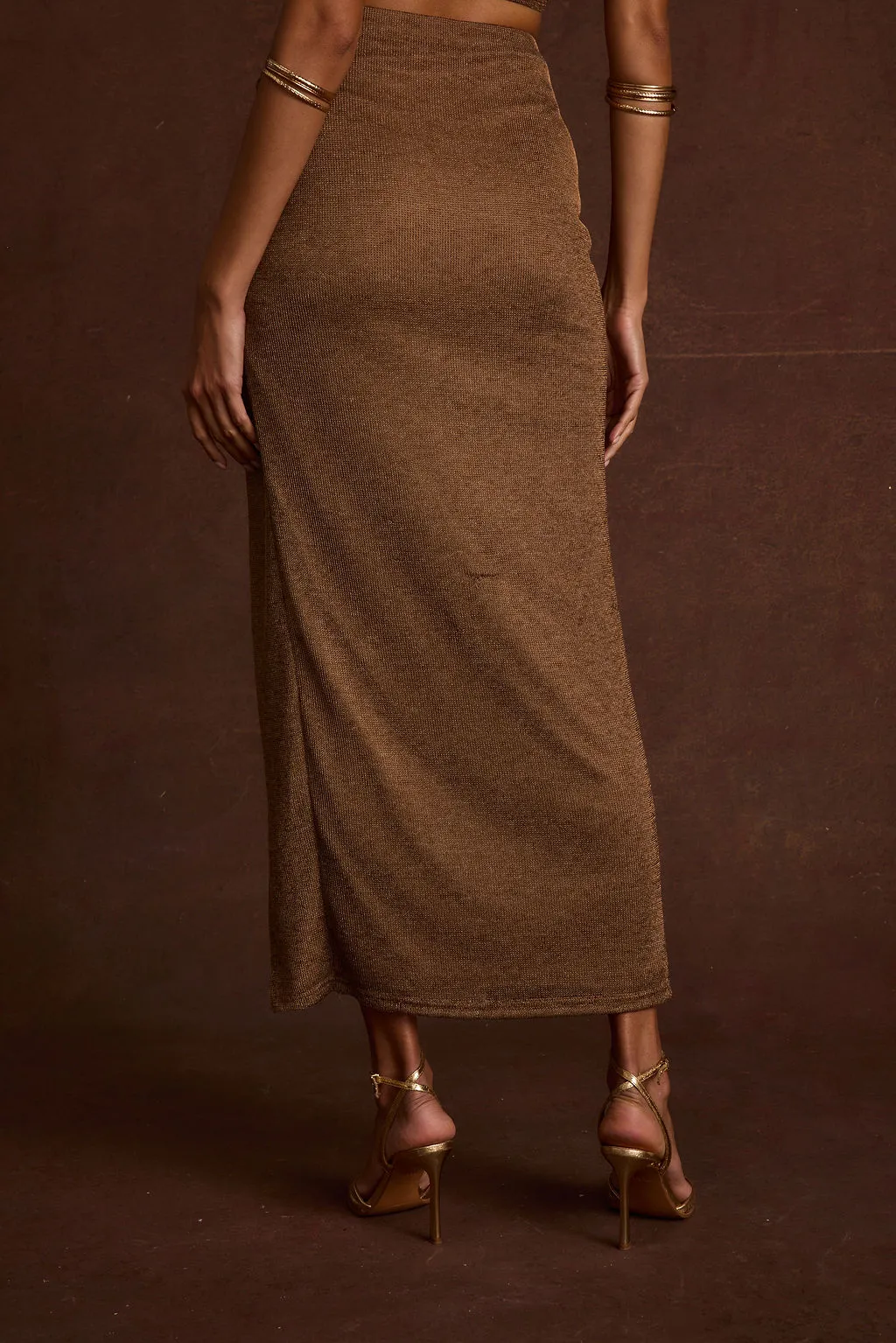 Toulouse Bronze Maxi Skirt sold by 12th Tribe product image thumbnail 3