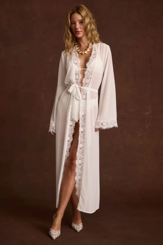 Dove White Bridal Robe sold by 12th Tribe