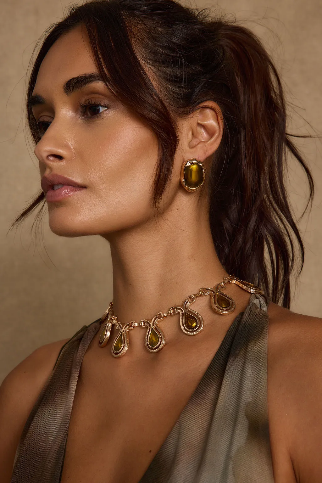 Lumira Stone Earrings sold by 12th Tribe product image thumbnail 2